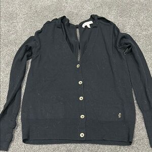 Juicy Couture Black Cardigan Sweater